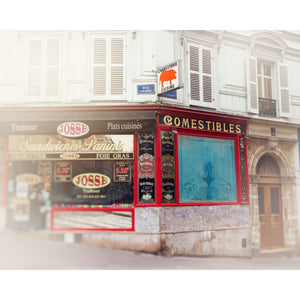 Montmartre Charcuterie Shop | Paris Photography Wall Art Tracey Capone Photography