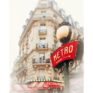 Rue Lamarck | Paris Metro Sign Photograph Tracey Capone Photography