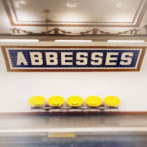Abbesses | Paris Metro Sign Photography - Tracey Capone Photography