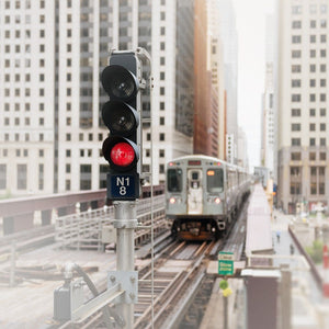 Chicago CTA Train Photography