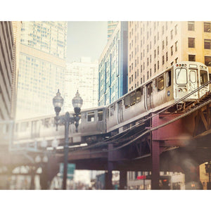 Color Block | Chicago Loop Train-Tracey Capone Photography