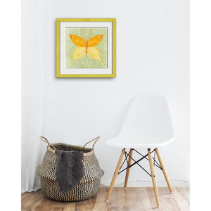 Folk Art Butterfly | Floral Illustration | Flower Wall Art