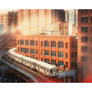 Golden Hour | Chicago Brown Line-Tracey Capone Photography