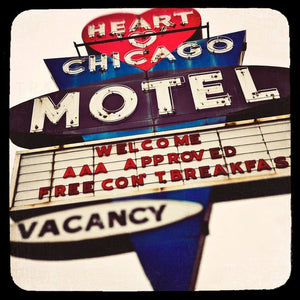 Heart O’Chicago | Chicago Motel Sign Art-Tracey Capone Photography