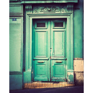No. 3 | Green Door in Montmartre Paris-Tracey Capone Photography