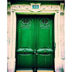 No. 39 | Emerald Green Door, Paris-Tracey Capone Photography