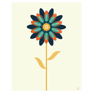 Nordic Floral Illustration | Scandi Inspired Wall Art Tracey Capone Photography