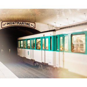Paris Metro Photograph | Montmartre Wall Art Decor Tracey Capone Photography
