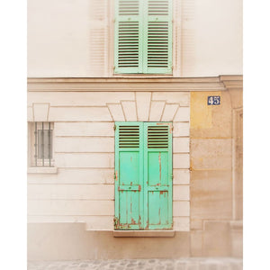 Photograph Of Door In Paris | Parisian Wall Art Tracey Capone Photography