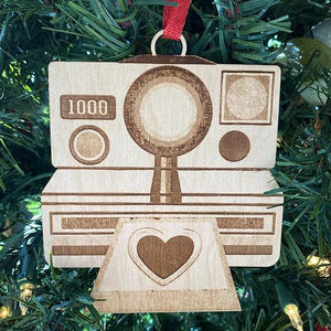 Polaroid Camera Ornament | Instant Camera Christmas Decor
