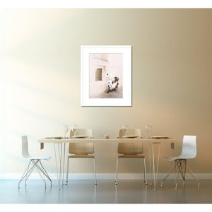 Roma | White Scooter In Rome-Framed Archival Lustre Print-Tracey Capone Photography