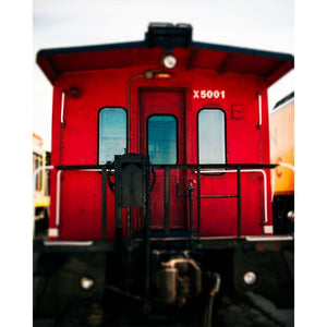 The Red Caboose | Vintage Train Decor-Tracey Capone Photography