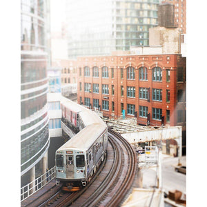 To the Mart | Chicago Brown Line Train-Tracey Capone Photography