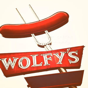 Wolfy’s | Chicago Hot Dog Sign-Tracey Capone Photography