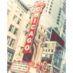 Broad Shoulders | Chicago Theater Sign - Tracey Capone Photography
