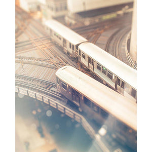 Curves | CTA Train Photograph-Tracey Capone Photography