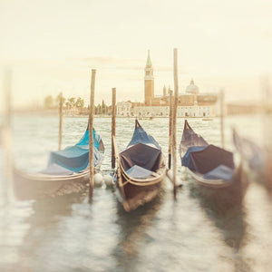 Golden Hour On The Canal | Venice Gondola Photograph Tracey Capone Photography