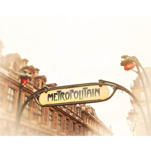 Metropolitain | Metro Sign in Paris-Tracey Capone Photography