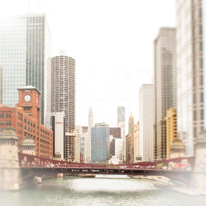 On Lake Street | Chicago Skyline Art-Tracey Capone Photography