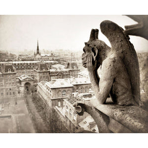 Pensive | Gargoyle in Paris-Tracey Capone Photography