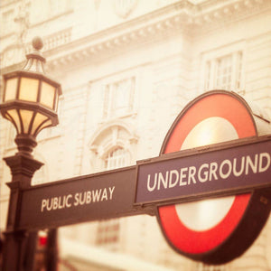 The Underground | London Tube Sign-Tracey Capone Photography